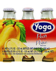 Yoga Juice Pear Nectar  42 oz Bottles 6 Pack