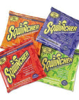 Sqwincher 016044AS Powder Pack Concentrated Activity Drink Assorted 2383 oz Packet 32Carton