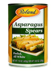 Roland Foods White Asparagus Spears 15 Ounce Can Pack of 3