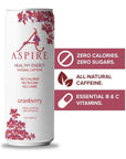 Aspire Drnk Enrgy Cranberry 4pk