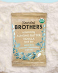 Bearded Brothers Organic Vegan Energy Bars - Gluten & Soy Free, Paleo, Whole 30 | Non GMO, Low Glycemic, High Protein | 12pk Almond Butter Vanilla