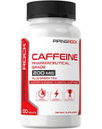 Caffeine Pills 200mg | 100 Tablets | with Green Tea Extract | Non-GMO, Gluten Free Supplement | by Piping Rock