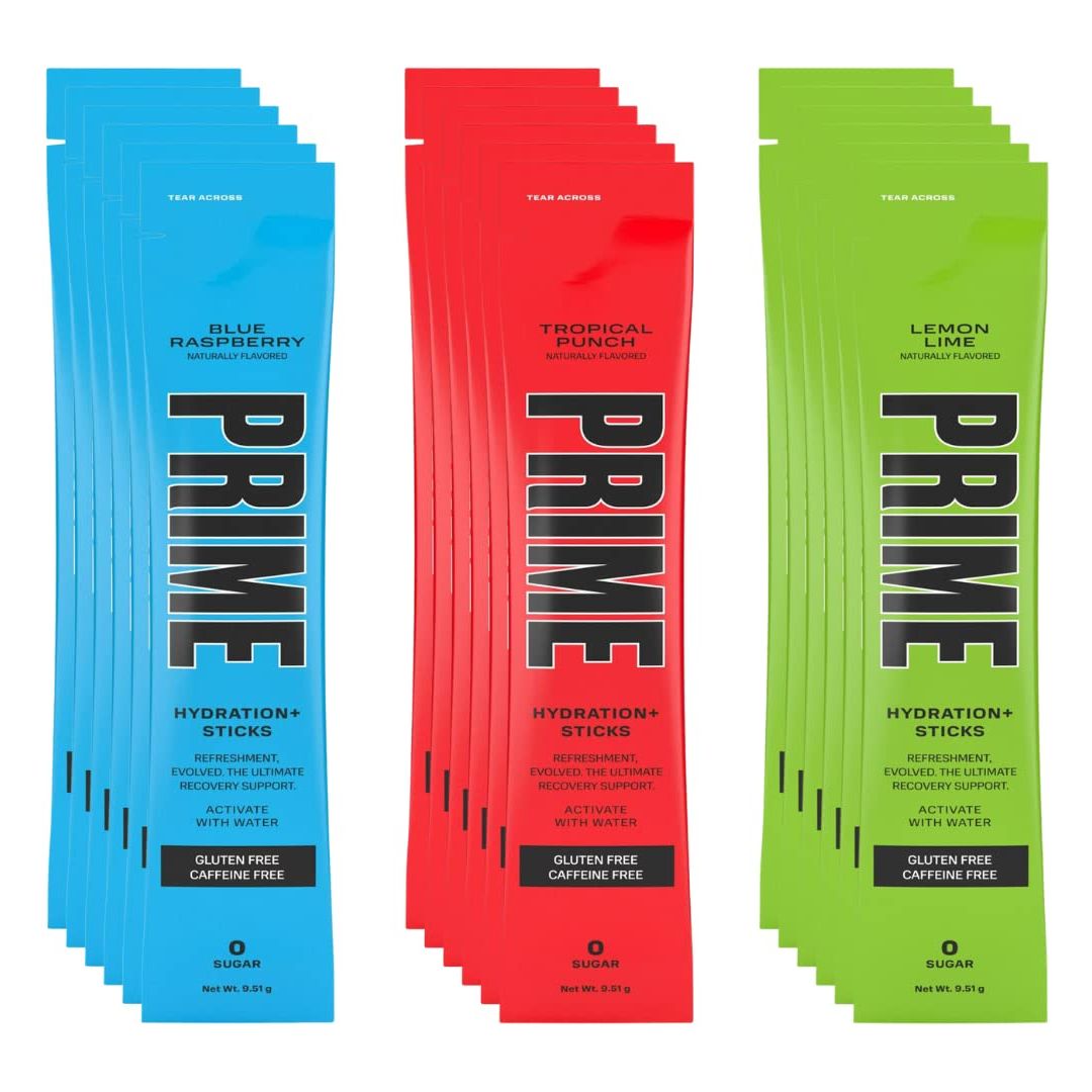 Prime Hydration Electrolyte Powder Mix Sticks