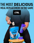 CTRL Meal Replacement Shake with Real Cookie Pieces  Cookies N Cream  15 Servings Packed with Essential Nutrients Including 23g of Protein 8 Grams of Fiber 22 Vitamins and Minerals  Only 1g Sugar  Complete Meal Replacement Nutritional Shake