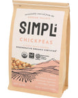 SIMPLi Regenerative Organic Certified  Chickpeas 12 OZ