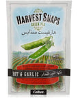 Harvest Snaps Green Pea Hot & Garlic, - 93 gm