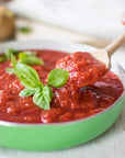 Stanislaus Tomato Magic Delicious Ground Peeled Tomatoes in Puree Sauce That Enhances Everything Size 10 6 lb10 oz 106oz Pack of 2  IncludesFree Basil Leaves from Rhino Fine Foods071oz