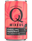 Q Mixers Grapefruit Premium Cocktail Mixer 75 oz 12 Cans