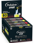 Pedialyte Sport Electrolyte Powder Packets Hydration Station, Variety Pack, 80 count