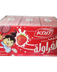 KDD Strawberry Flavored Milk 180ML 18 PACK