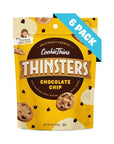 Thinsters Crunchy Thin Snack Cookies Chocolate Chip 4 oz Pack of 6