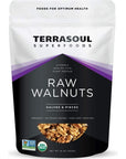 Terrasoul Superfoods Raw Organic Walnuts 16 Oz  Chandler Variety  Fresh  Light Color