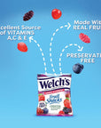 Welch's Fruit Snacks, Berries 'n Cherries, Perfect Stocking Stuffer for Kids, Gluten Free, Bulk Pack, 0.8 Ounce - 40 Count (Pack of 1)