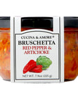 Cucina and Amore Piquillo and Artichoke Bruschetta 75 Ounce  Pack of 6