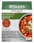 Knorr Professional Soup du Jour Minestrone Soup Mix Vegetarian, 0g Trans Fat per Serving, Just Add Water, 14.9 oz, Pack of 4