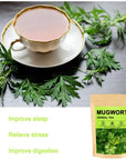 FLOAPE Mugwort Leaves Mugwort Tea 30 Bag Mugwort Herbal Tea Caffeine Free