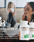 Bronson Vitamin K2 as MK-7 Menaquinone 100 mcg Non-GMO, 120 Capsules