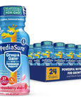 PediaSure Grow & Gain with Immune Support, Kids Protein Shake, 27 Vitamins and Minerals, Non-GMO, Gluten-Free, Strawberry, 8 Fl Oz (Pack of 24)