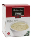 ProtiDIET Soup Nutritional Supplement 7 Pouches 54 oz  Low Calorie Instant Soup With High Protein  Delicious Soup Mix Chicken