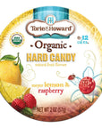 Torie and Howard Organic Hard Candy Lemon and Raspberry 2 Ounce