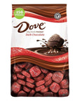 DOVE PROMISES Dark Chocolate Candy Individually Wrapped Bulk Pack( 43.07 oz, 150 Piece) Bag