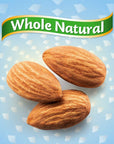 Blue Diamond Almonds Whole Natural Raw Snack Nuts, 40 Oz Resealable Bag (Pack of 1)