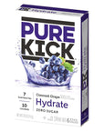 Pure Kick Hydration Singles To Go Drink Mix Concord Grape 6 Boxes 6 Packets Per Box 36 Single Servings