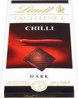 Lindt Excellence Dark Chilli Chocolate, 100 gm (Pack Of 1)