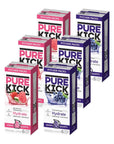 Pure Kick Pitcher Variety Pack Strawberry Watermelon  Concord Grape 6 Count 3 of each Variety Pack