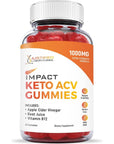 Justified Laboratories Impact Keto ACV Gummies 1000MG - 60 Gummys