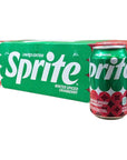 Winter Spiced Cranberry Sprite  Munchie Box Stash Regular Pack of 12 12 Oz Cans