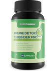 Immune Detox Toxibinder Pro - Detox & Immune Support Supplement - Help Expel Toxins - Natural Detox Cleanse - Psyllium, Vitamin C, Ginger, Zinc, Dandelion Root - Full Body Detox Immune Boost Support