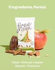 Freedom Bar, Healthy Fruit and Nut Bar - Dairy and Gluten Free, Organic Energy Snack, AIP Friendly and Kosher (Variety Pack)