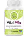 Vital Plus - Treatment for varicose Veins and Support Joint Structure - Energy Supplement - 100% Organic 60 Capsules