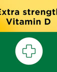 Nature Made Extra Strength Vitamin D3 5000 IU (125 mcg), Dietary Supplement for Bone, Teeth, Muscle and Immune Health Support, 360 Softgels, 360 Day Supply