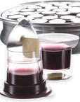 Simply Communion Prefilled Communion Cups  Tray  Seatback Pew Compatible Cups and Wafer  Concord Juice and Bread  Box of 100  EASY Open Made in the USA