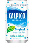 CALPICO Original NonCarbonated Drink Hint of Citrus Flavor Japanese Beverage Sweet and Tangy Asian Drink 113 oz Can Pack of 24