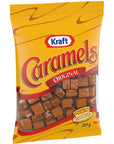 Kraft Original Caramels Chewy Candy 269g95oz Bag Imported from Canada