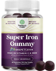 Delicious Iron Gummies for Women and Men - 60.00 Count