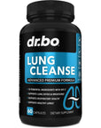 Lung Cleanse Support Supplement - Respiratory Supplements to Quit & Stop Smoking Aids - Herbal Detox for Lungs & Bronchial Health - Smokers Cleanser Breathe Aid for Mucus Clear Relief - 60 Capsules