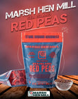 Marsh Hen Mill Sea Island Red Peas Premium Quality Pure Heirloom Red Cowpeas for Southern Cooking High Fiber Nutrient Rich Legumes Ideal for Hoppin John  More  Non GMO All Natural Ingredients 24 oz