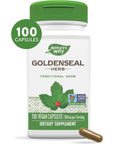 Nature's Way Premium Herbal Goldenseal Herb 700 mg per serving 100 Vcaps