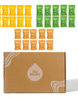 Tea Drops Herbal Trio Gift Set Sampler  Dissolvable Bagless Loose Leaf Tea  Iced or Hot  Caffeine Free Naturally Sweetened Peppermint Turmeric Citrus Ginger  10 Per Flavor  30 Servings