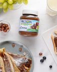 Hazelnut Spread with cocoa  14OZ Vegan Low Sugar Palm Oil Free Creamy Chocolate Spread High Protein Gluten Free