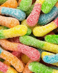 TrolliMini sour brite Crawlers Gummy Candy 5lbs Bag Colorfull Mix Gummy Worms in tundras Sealed bag