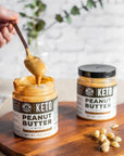 Keto Peanut Butter with Macadamia Nuts and MCT Oil Smooth, 10oz - Keto Nut Butter Spread, Fat bomb, Low carb keto snack (10)