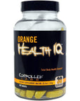 CONTROLLED LABS Orange Health IQ Daily Overall Health Supplement for Men and Women, 90 Tablets, Enhanced Stamina, Energy, Cardio Function in Your Workout and Sports