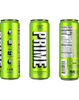 Prime Hydration Drink Energy Cans 6 Flavor Variety Sampler Pack  200mg Caffeine Zero Sugar 300mg Electrolytes Vegan  12 Fl Oz Cans