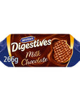 McVities Milk Chocolate Digestives Roll 266gram 2pack Imported from UK