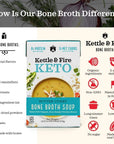 Kettle and Fire Butter Curry Keto Soup, Keto, Paleo Friendly, Gluten Free, High in Protein and Collagen, 1 Pack